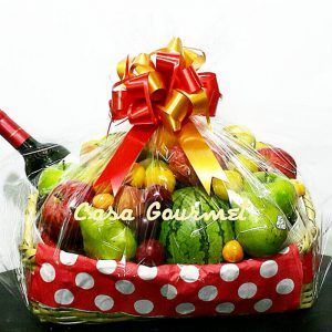 ancheta sorpresa frutas y vino