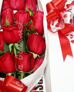 Caja de Rosas Mery Rouse