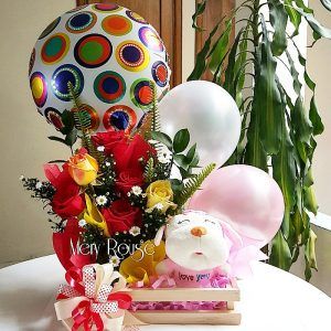 Globos y Rosas